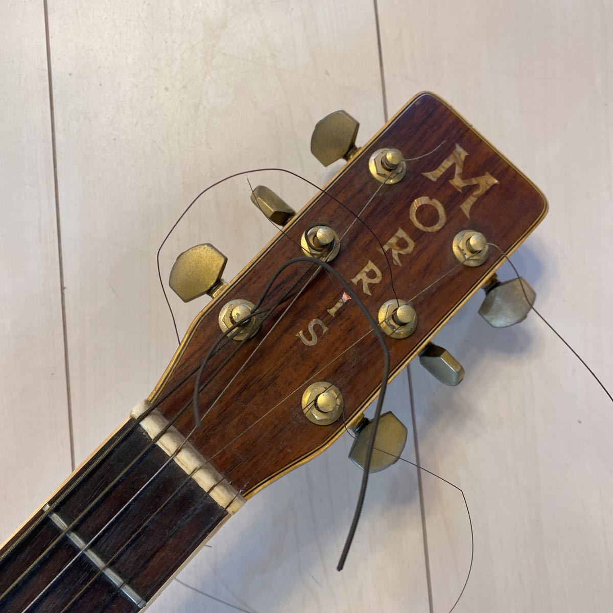 Morris アコースティックギター 縦ロゴ モデル不明 ジャパン 