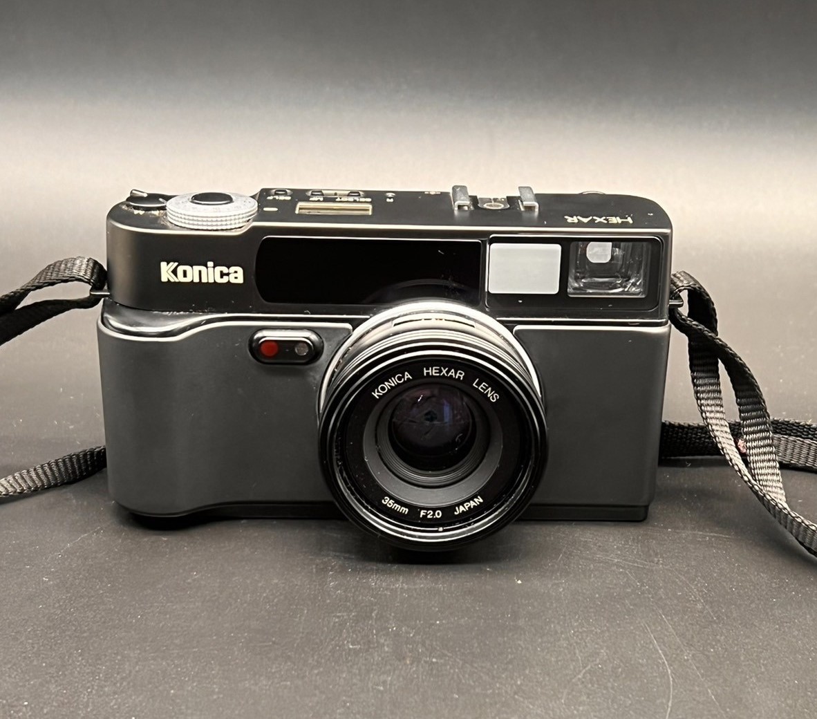 美品】Konica コニカ HEXAR ヘキサー ブラック 動作確認済み-