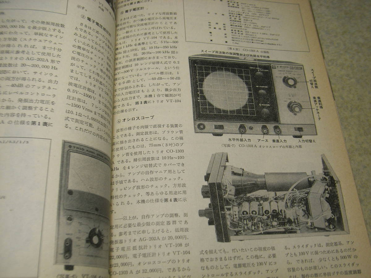 電波科学 1974年7月号 特集＝オーディオ測定テクニック テストレコードのすべて ひずみ率計の自作 アキュフェーズE-202レポートの画像4