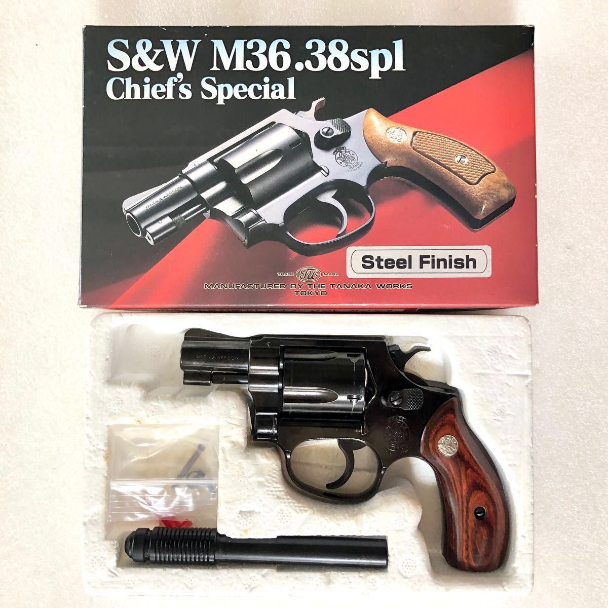特価定番 タナカ S&W M36 2インチ Chiefs Special Ver.2 ガスガン HW