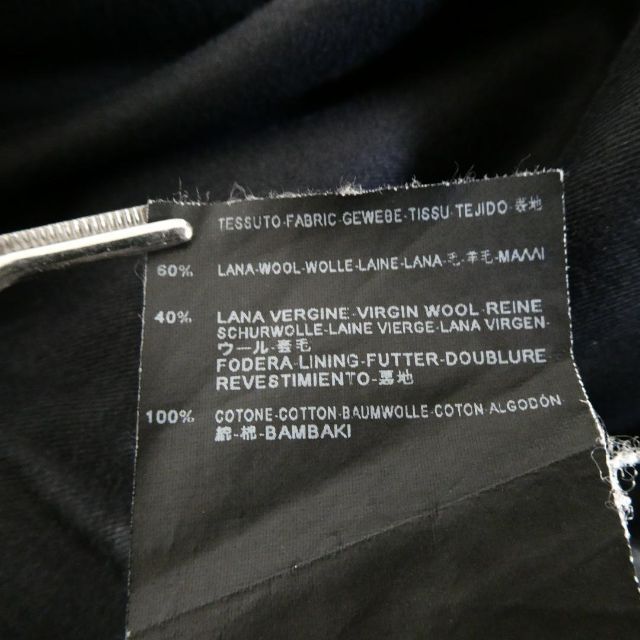 ほぼ美品 Saint Laurent Paris サンローランパリ エディ期 センタープレス テーパード スモーキングパンツ スラックス 黒 ブラック A1330_画像9