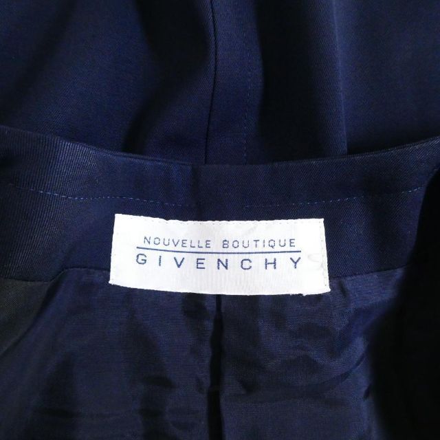 ほぼ美品 GIVENCHY NOUVELLE BOUTIQUE ジバンシィ 金ボタン ミドル丈