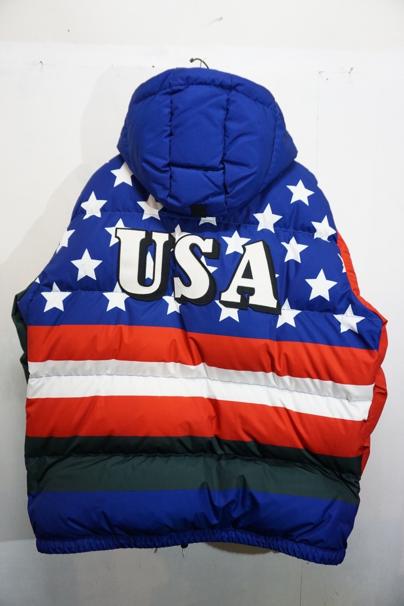 美品 国内正規 18AW POLO Ralph Laurenラルフローレン DOWNHILL SKIER DOWN JACKET ダウン ジャケット XL 1992 スキー 星条旗 本物1122M▲_画像2