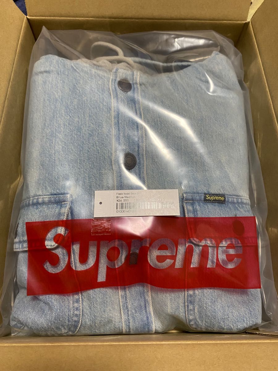 PayPayフリマ|Supreme Fleece Hooded Denim Shirt PayPayフリマ|Supreme Fleece Hooded Denim Shirt