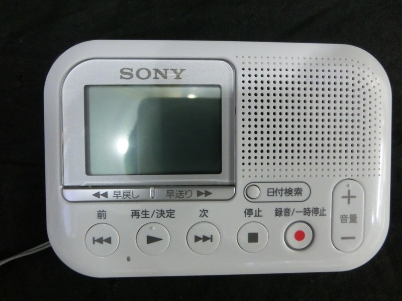 1000円スタート メモリーカードレコーダー SONY ICD-LX31 通電のみ確認 