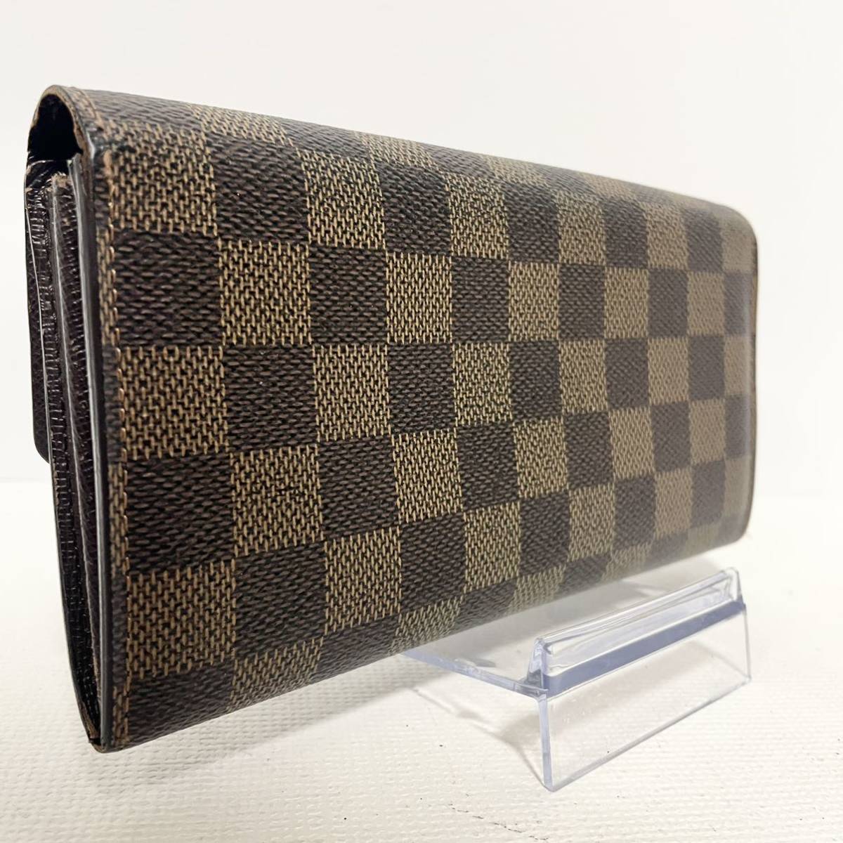 れ・ほつれ LOUIS VUITTON - ルイヴィトン 長財布 ダミエ N61734