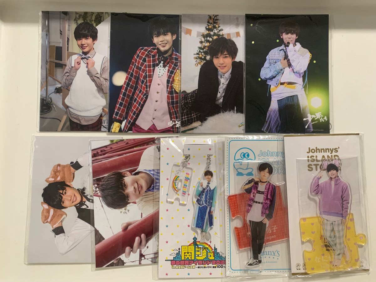 新品 送料無料 なにわ男子 長尾謙杜 アクスタ アクキー