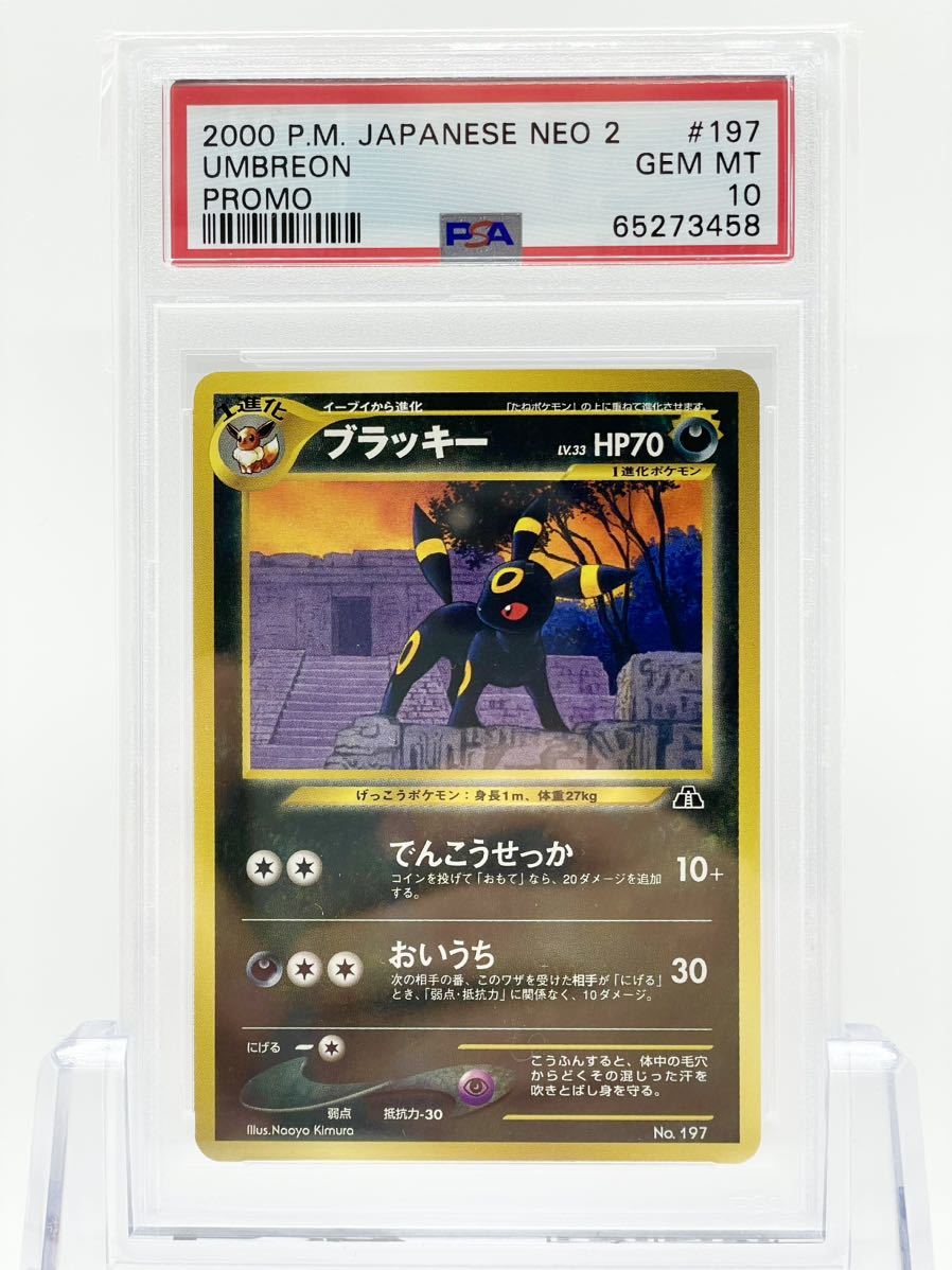 PSA10 ポケモンカード ブラッキー プロモ プレミアムファイル2 鑑定品