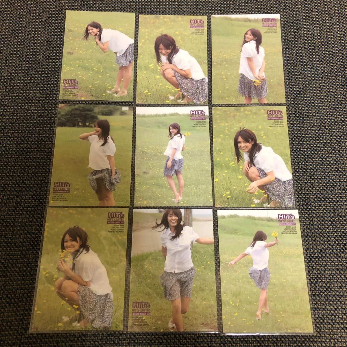 鎌田奈津美 2009 ヒッツ トレカ アイドル グラビア カード 水着 9枚セット　8 トレーディングカード