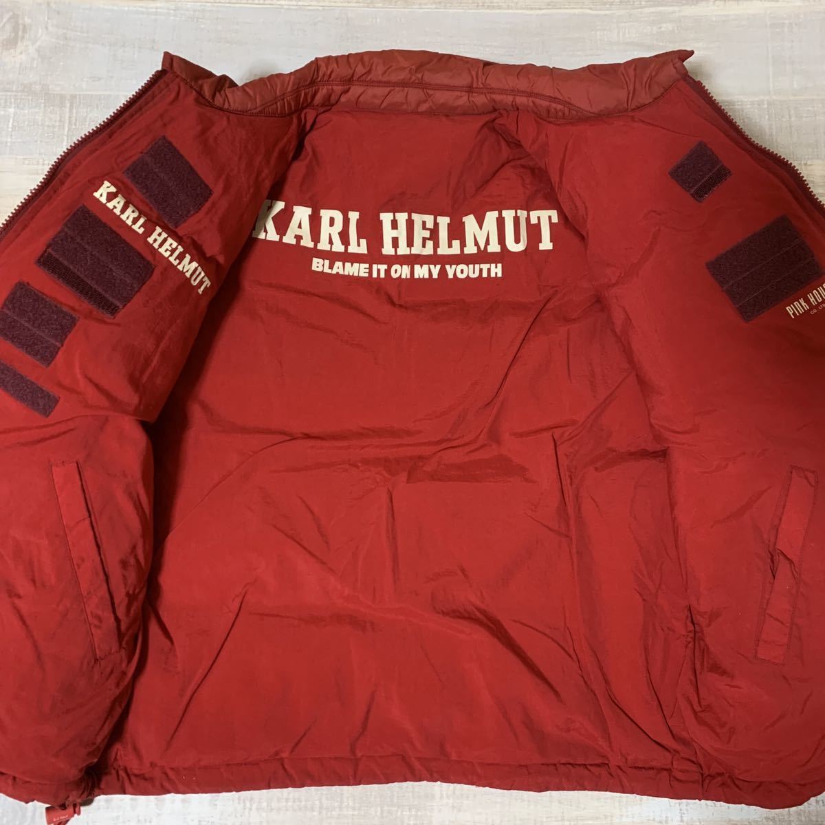 リバーシブル 豪華ワッペン 中綿パンパン】KARL HELMUT ダウン