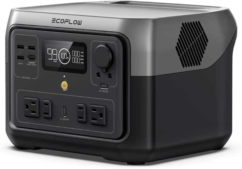 EcoFlow ポータブル電源 RIVER 2 Max 512Wh/500W～750W リン酸鉄