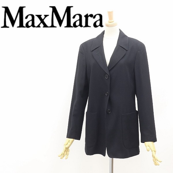 最上の品質な ジャケット 3釦 ウール マックスマーラ 白タグ◇MaxMara