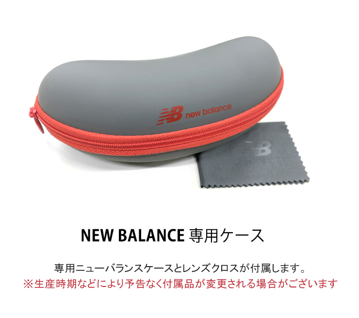 新品 ニューバランス スポーツサングラス nb-08095x c02 New Balance 1枚レンズ シールド型 ハーフリム オレンジ フレーム nb08095x-2_画像6