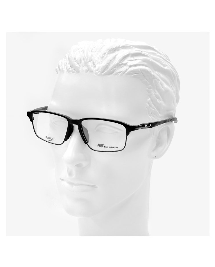 新品 ニューバランス メンズ メガネ new balance 眼鏡 nb09274-1 nb-09274 c01 56mm ブラック 黒 フレーム スポーツメガネ_画像5
