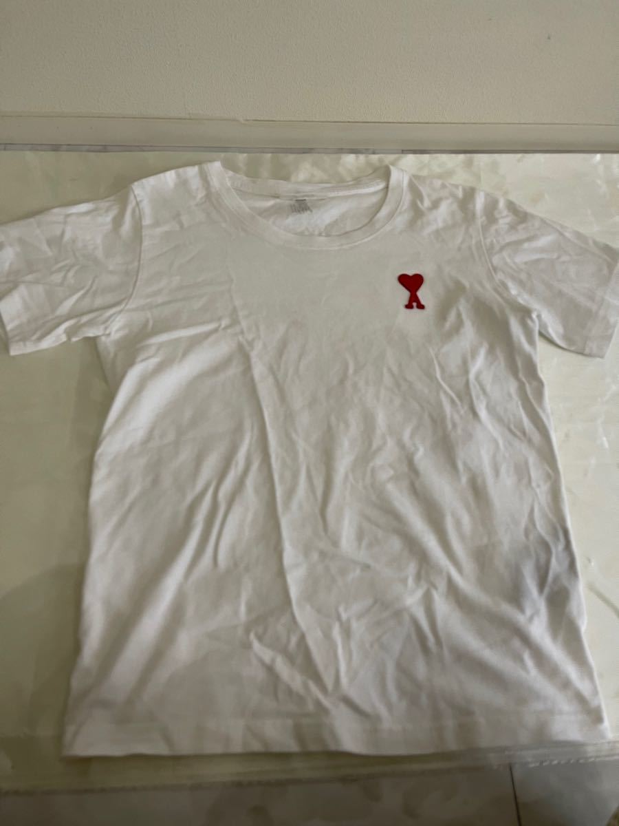 Sサイズ アミパリス Tシャツ 白×赤マーク｜PayPayフリマ