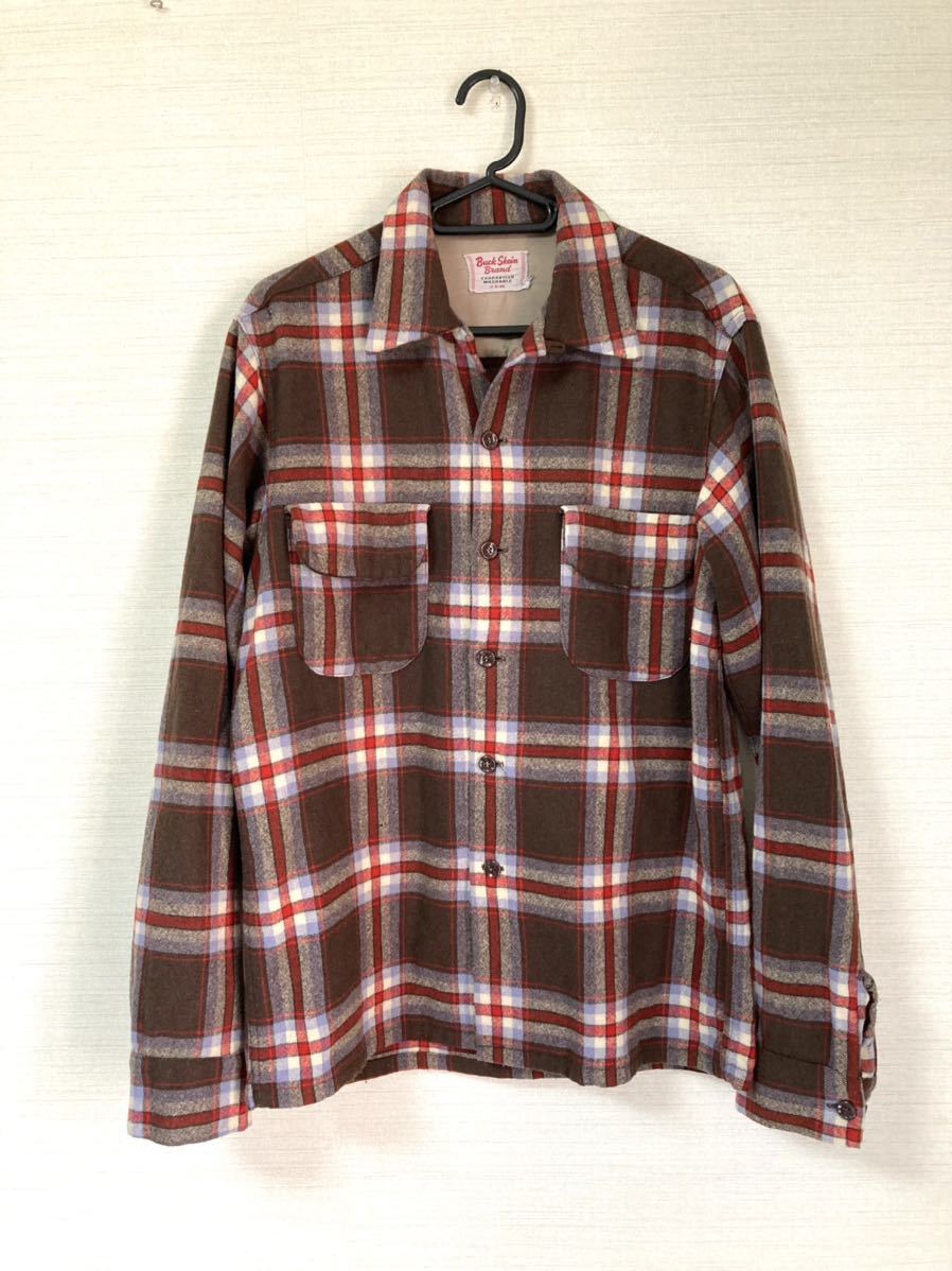 【即決】50's BUCK SKEIN ビンテージ チェック ネルシャツ