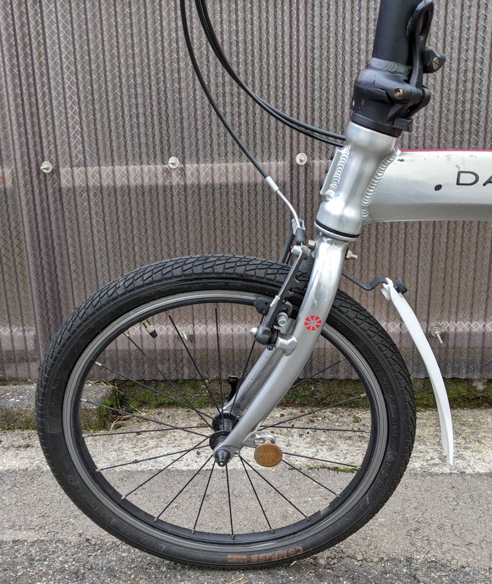 DAHON 折りたたみ自転車 MU D9 ミューD9 2019年モデル 折り畳み サイクリング 車体 クイックシルバー ミニベロ ダホン 人気シリーズ 名車_画像7