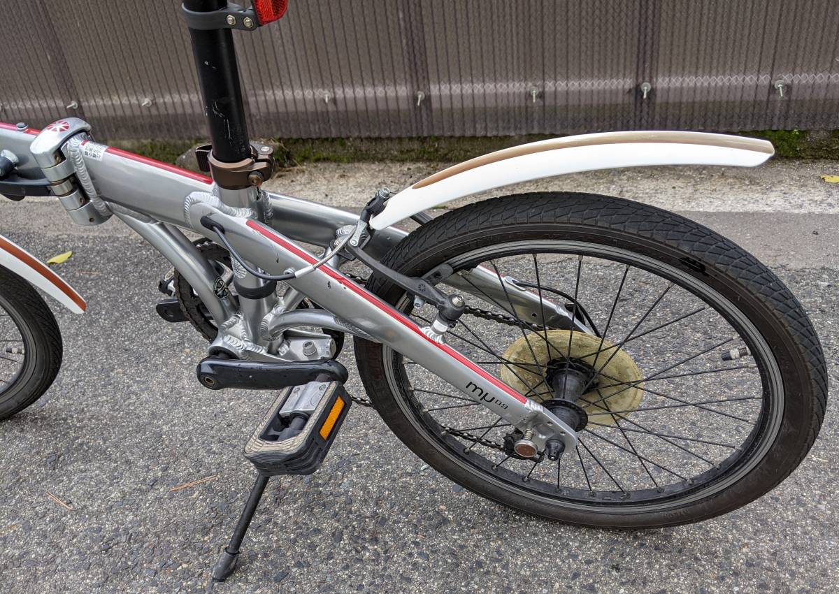 DAHON 折りたたみ自転車 MU D9 ミューD9 2019年モデル 折り畳み サイクリング 車体 クイックシルバー ミニベロ ダホン 人気シリーズ 名車_画像6