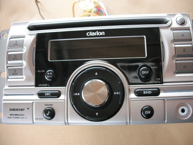 『B124』DA62W,K6A,エブリィワゴン,スポーツ,クラリオン,clarion DUB385MP,CDデッキ,hd44 オーディオステー 取り付けカプラー 付き_画像5