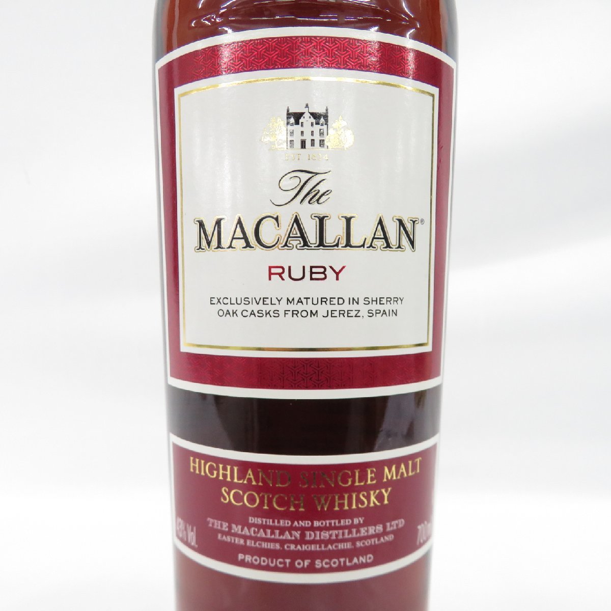 未開栓】The MACALLAN ザ・マッカラン ルビー シェリーオーク 700ml 43