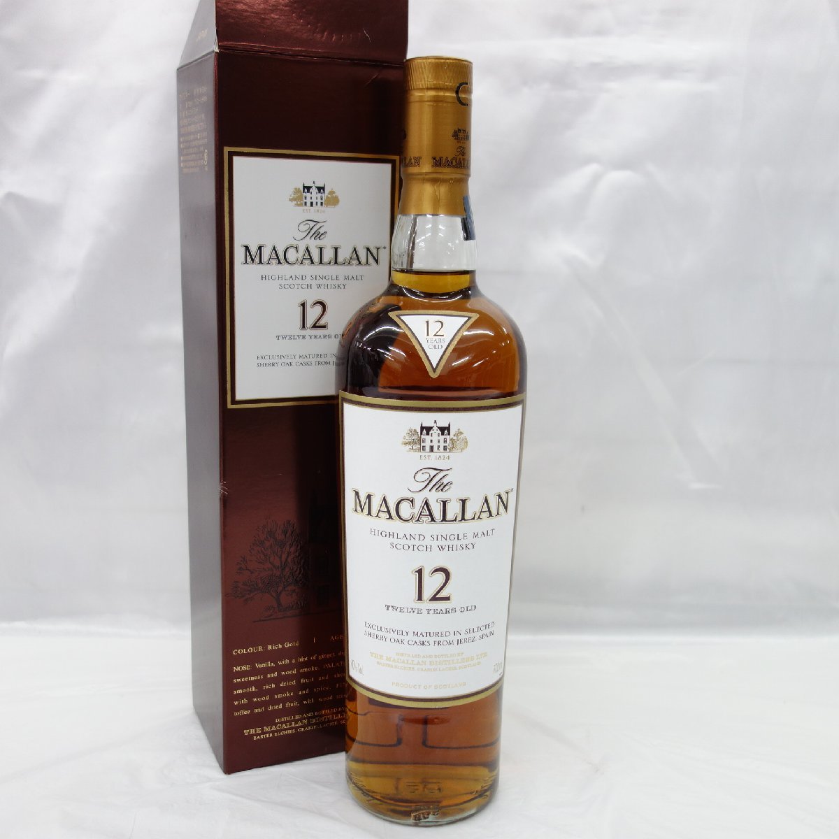 未開栓 The MACALLAN ザ マッカラン 12年 シェリーオーク 旧ボトル ...