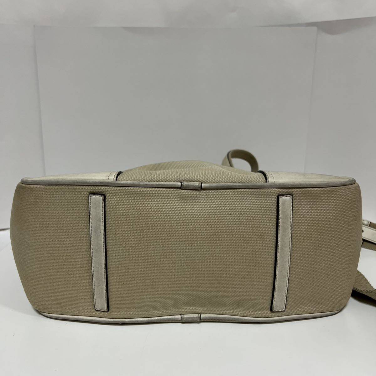 LOEWE ロエベ アナグラム ボルソ 2way トートバッグ キャンバス レザー