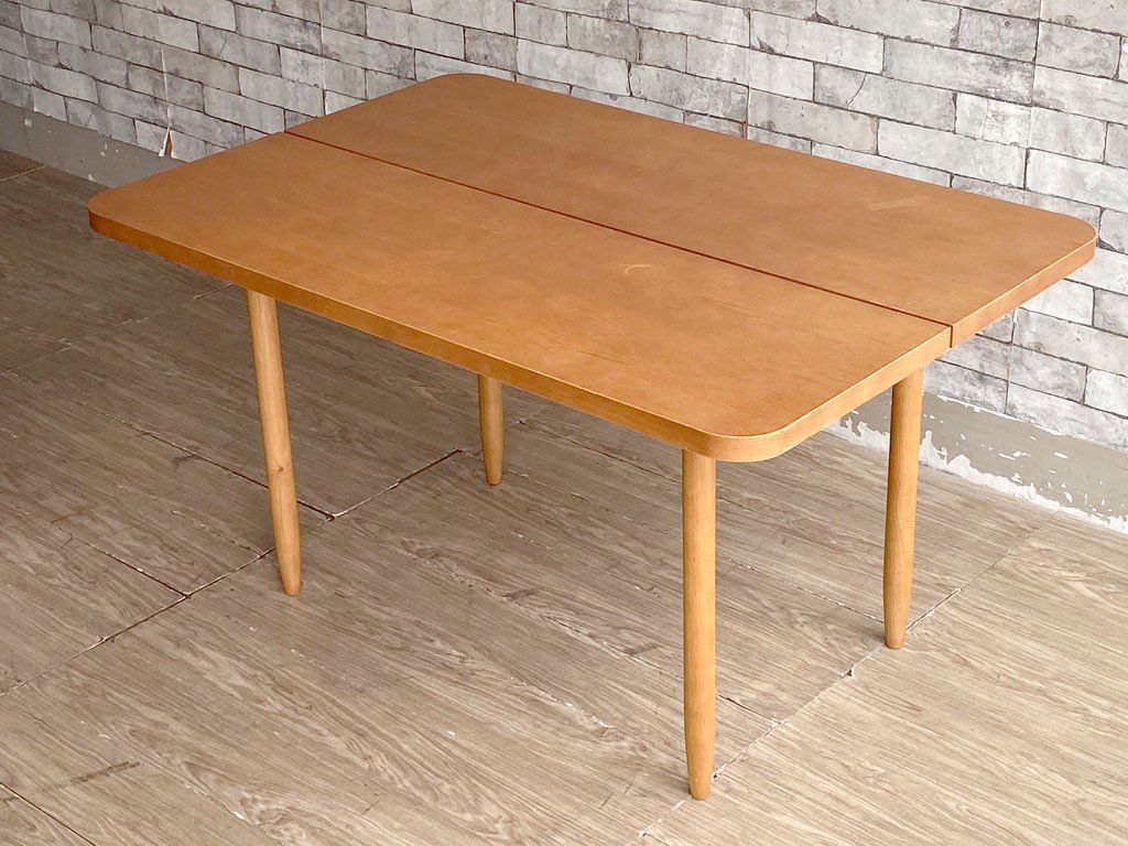 ○ ウニコ unico ワイス WYTHE ダイニングテーブル アルダー材 W120cm