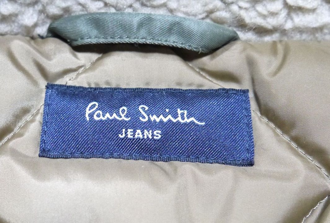 Paul smith Jeans ポールスミス N-3b リアルファー ダウンジャケット(M)_画像6