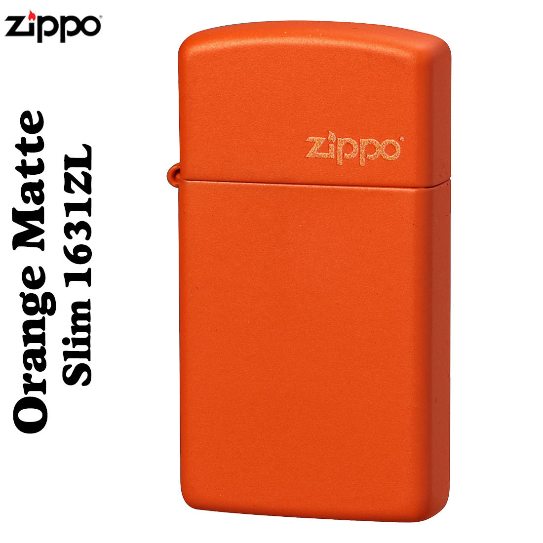 【ZIPPO】オレンジマット・スリム#1631ZL【ネコポス対応可】_画像1