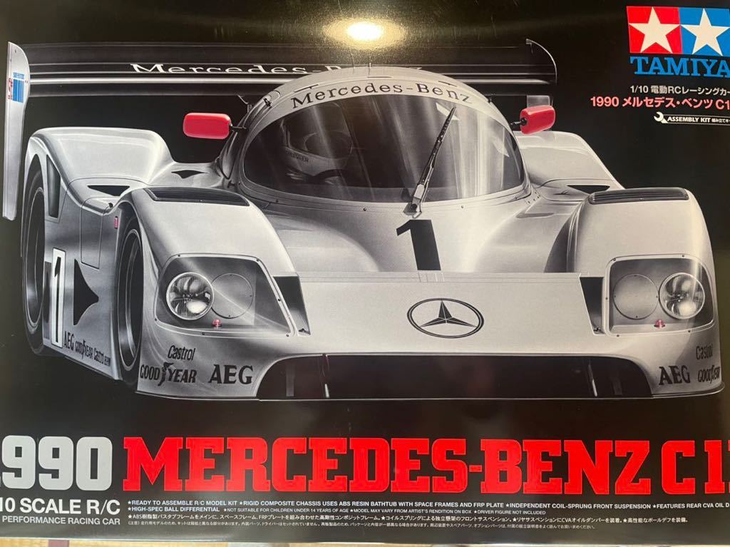 正規品販売! タミヤ 10RC 1990 メルセデス・ベンツ C 11タミヤ未開封