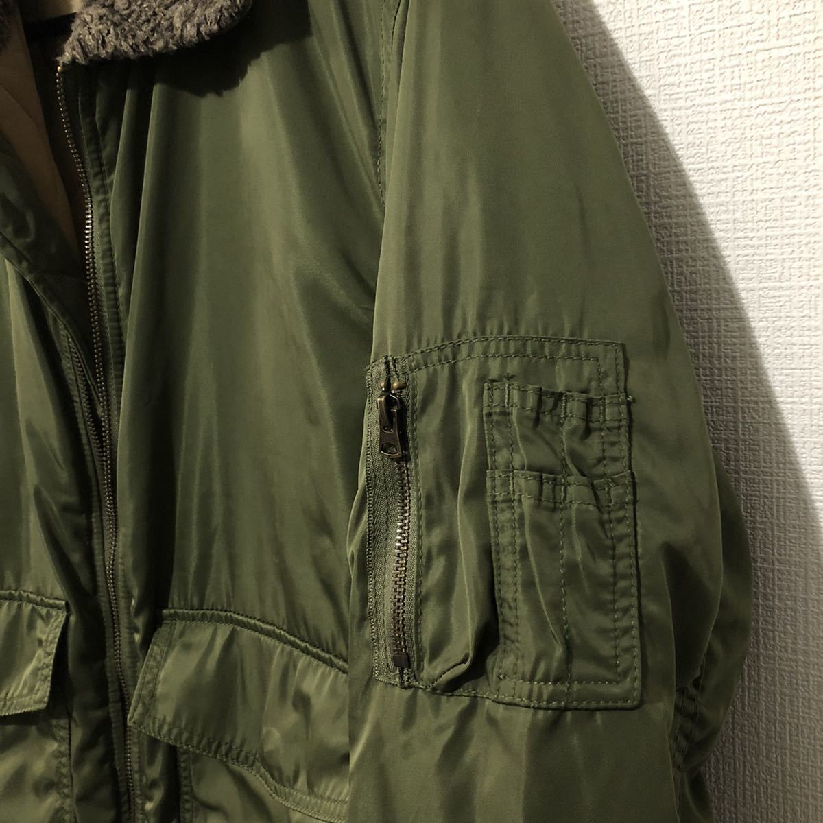 美品 オールドギャップ GAP 90s ma-1 ボアミリタリージャケット 美品 オールドギャップ GAP 90s ma-1 ボアミリタリージャケット