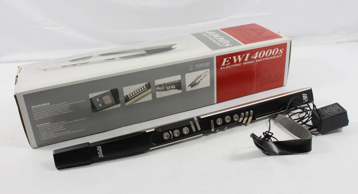 ト静】 ☆ AKAI アカイ professional EW4000S ウィンドシンセサイザー