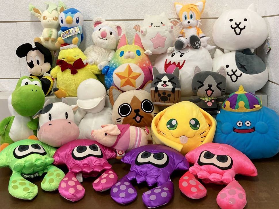 YK841) ゲームキャラクター ぬいぐるみ 大量セット まとめ売り 現状品