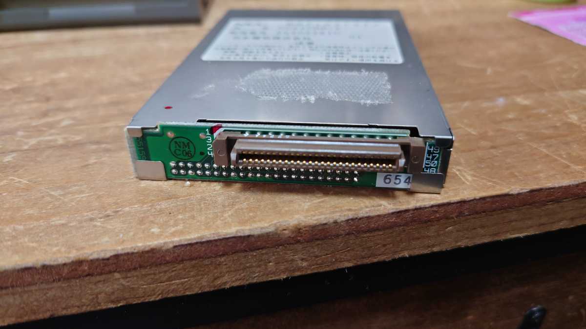 PC-98ノート用HDDケース、コネクター 未確認ジャンクの画像2