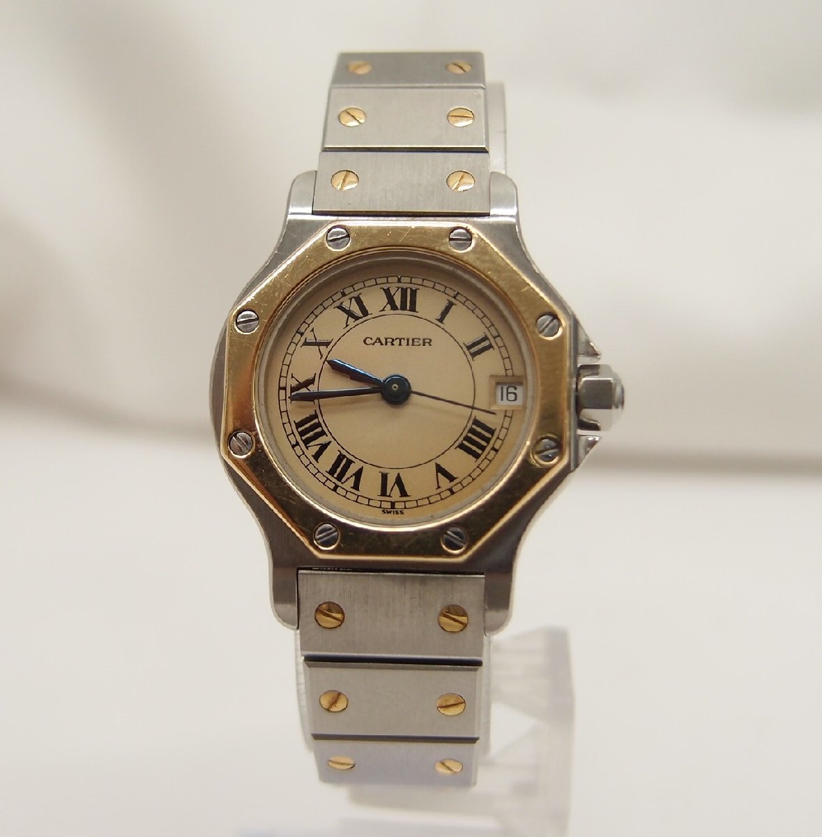 Cartier カルティエ サントス オクタゴン 187903 レディース  腕時計∴WP1532