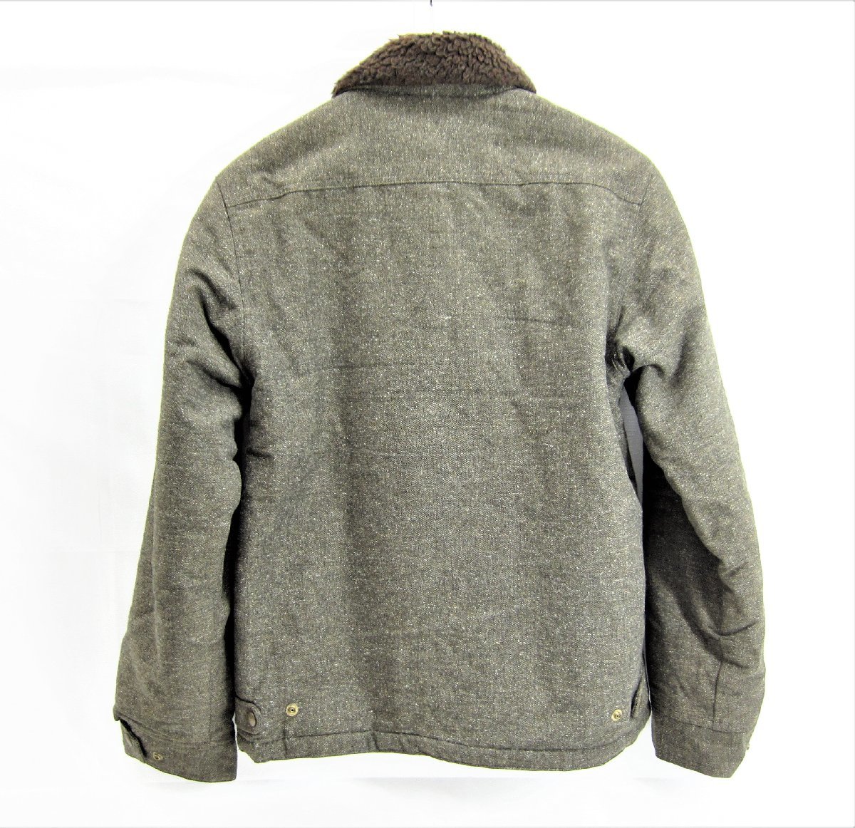 CALEE ‘NEP HERRINGBONE JKT’ ネップヘリンボーン ボアジャケット SIZE:M 衣類 □UF3512_画像2