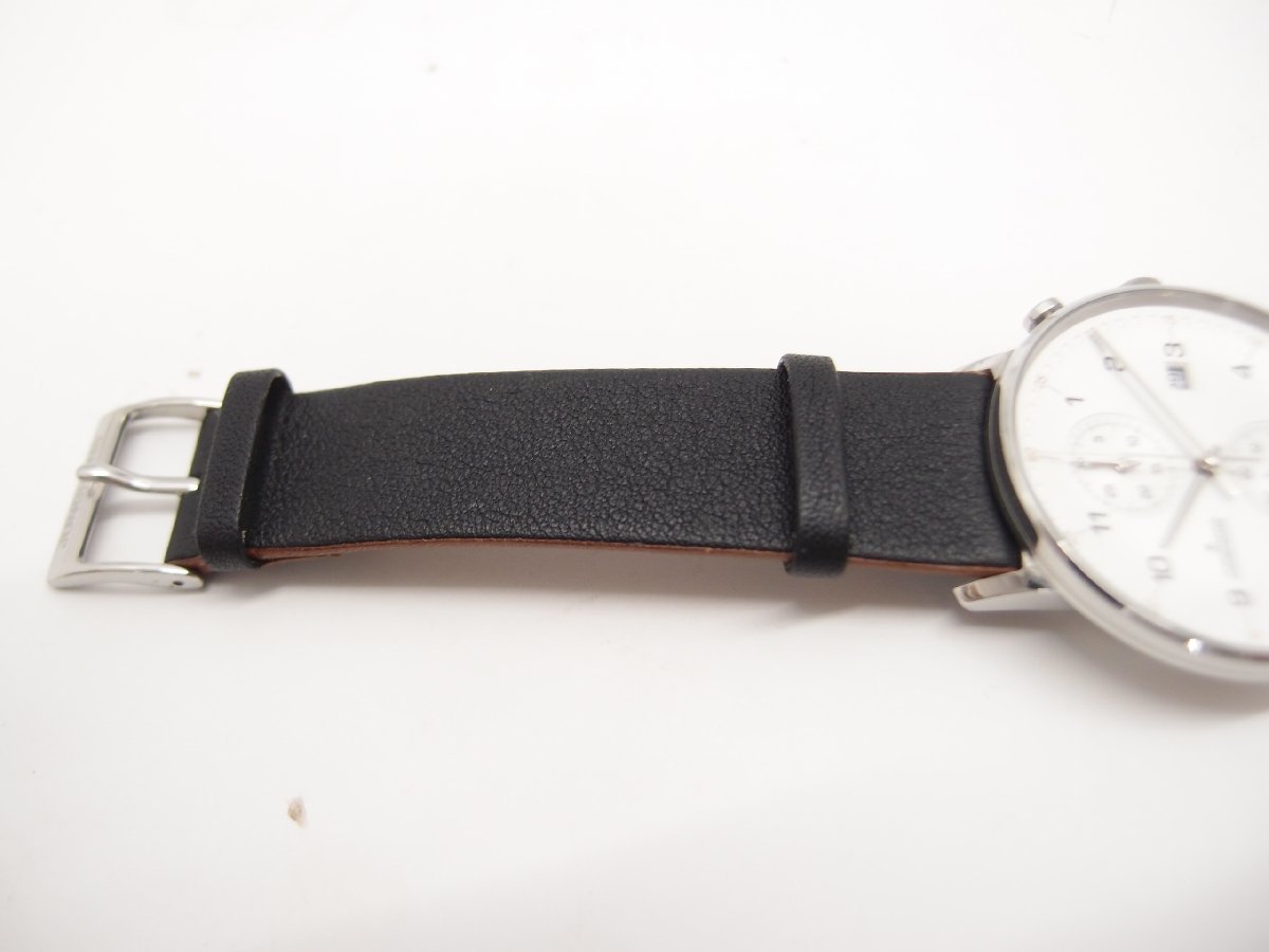 稼働品 ユンハンス JUNGHANS クロノグラフ FormC フォームC QZ