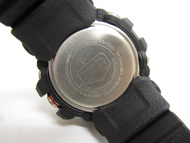 CASIO カシオ G-SHOCK MAD MASTER GG-1000-1AJF ツインセンサーモデル デジアナ 腕時計 箱付 ☆AC23615_画像5