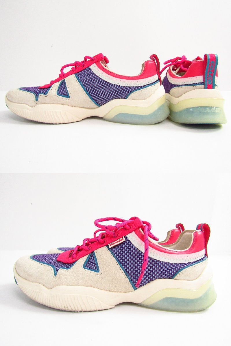 COACH コーチ citysole runner chalk スニーカー 靴 SIZE:8B G4969 ▼SB4471_画像2