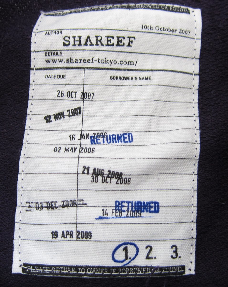 SHAREEF シャリーフ FLEECY FABRIC PATCHWORK/17715067 T Shirt SIZE:1 メンズ 衣類 □UF3483_画像7