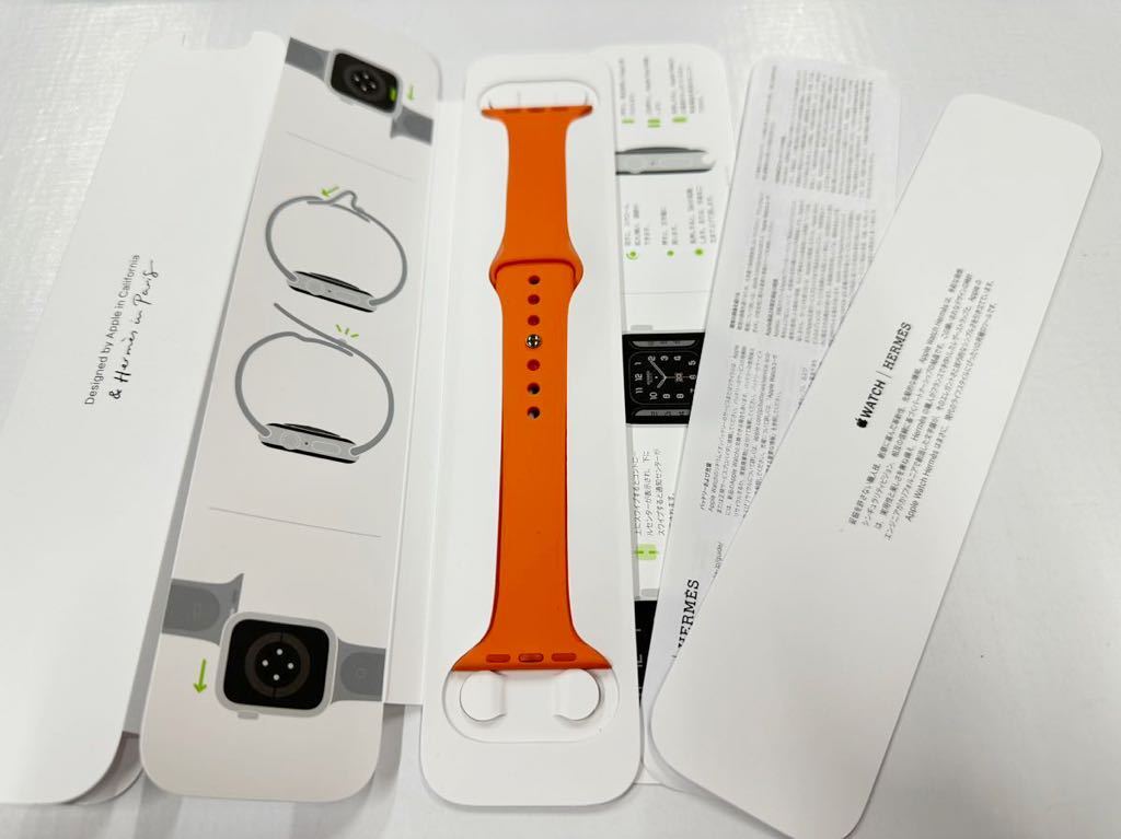 Apple Watch エルメス ブラック ラバー シリコン スポーツ アップル