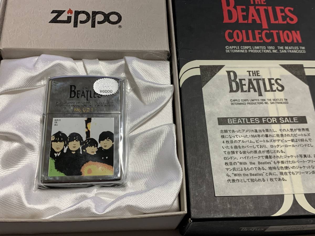 1993年 ビートルズ　BEATLES　FOR　SALE　ZIPPO　未使用_画像1