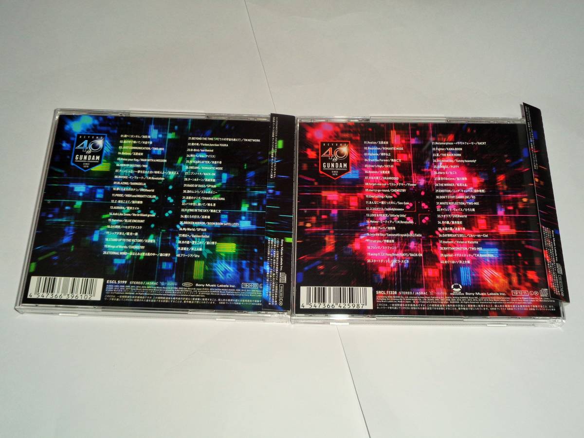 レンタル版CD◆機動戦士ガンダム40th Anniversary BEST ANIME MIX 40周年記念 ベストアルバム 2枚セット ◆の画像2