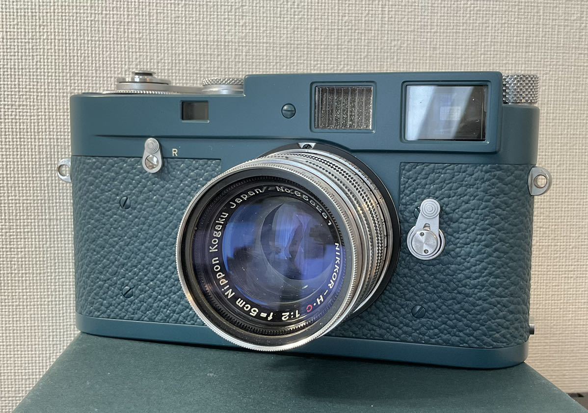 Yahoo!オークション - Leicaライカ M2 ブルー グレー 塗装 Yahoo!オークション - Leicaライカ M2 ブルー グレー 塗装