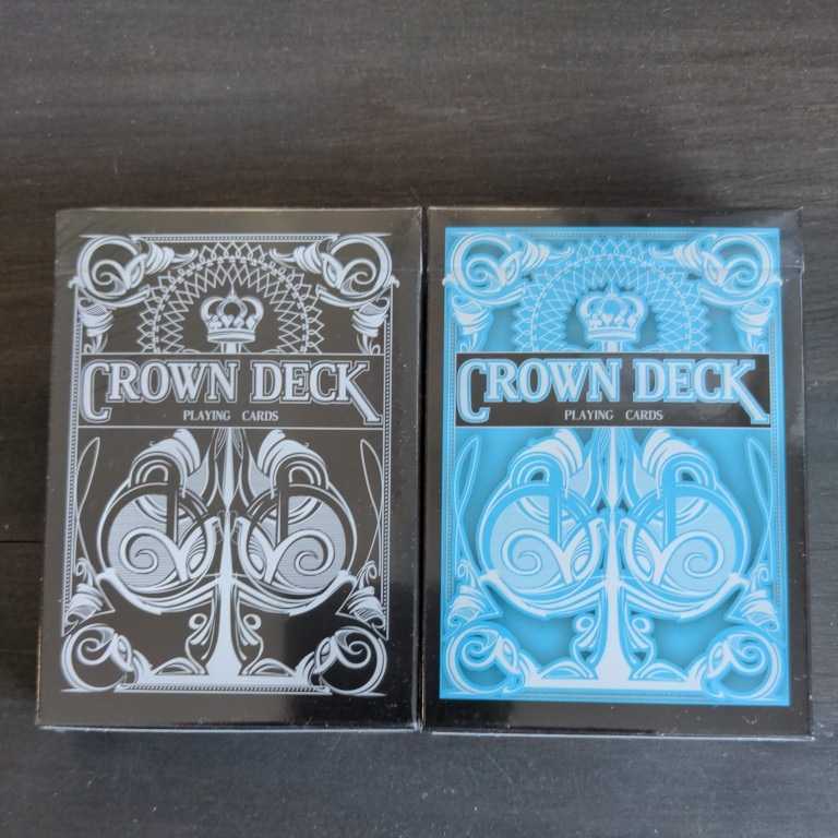 CROWN　DECK　クラウンデック　クロ　ライトブルー　新品　2デック 送料無料_画像1