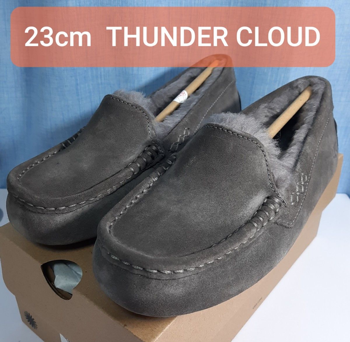 高級ブランド 23cm アグ UGG ムートン ANSLEY アンスレー サンダークラウド UGG アグ☆ANSLEY アンスレー 23cm
