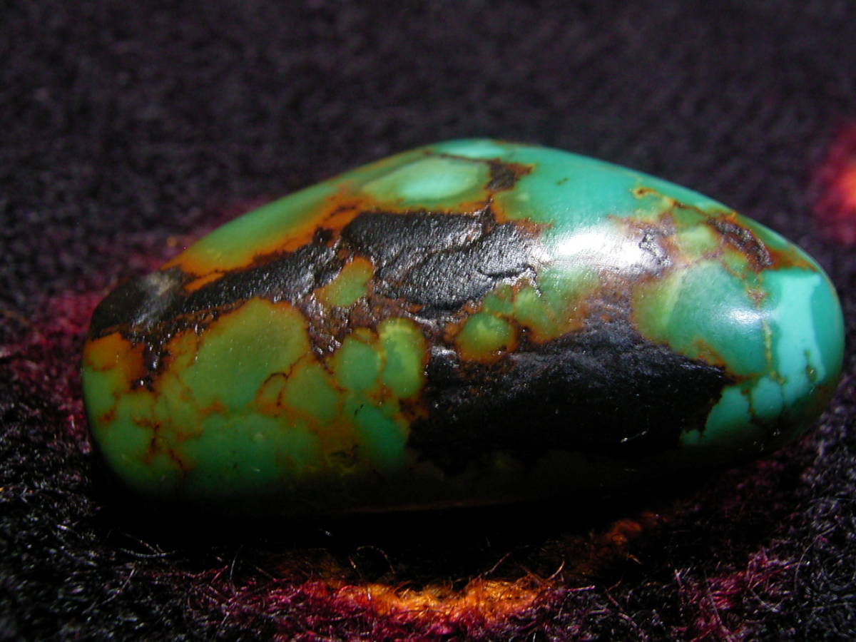 Antique Tibetan Turquoise アンティーク チベタン ターコイズ Tibet 老天珠 天珠 gyu ユ チベット_画像4