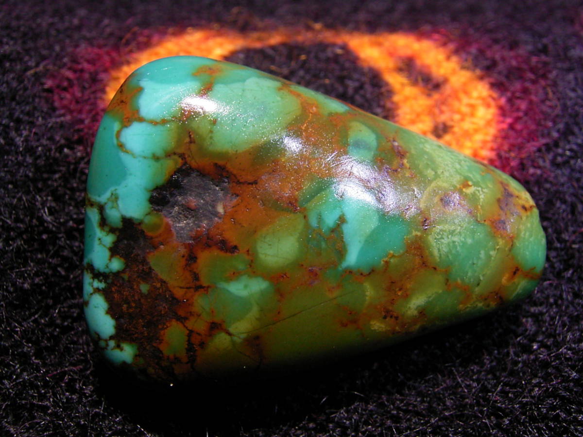 Antique Tibetan Turquoise アンティーク チベタン ターコイズ Tibet 老天珠 天珠 gyu ユ チベット_画像1