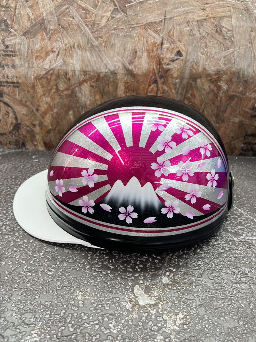 新品 送料無料 カスタムコルク半 富士日章 桜吹雪 ピンク ラメ 新品 送料無料 カスタムコルク半 富士日章 桜吹雪 ピンク ラメ
