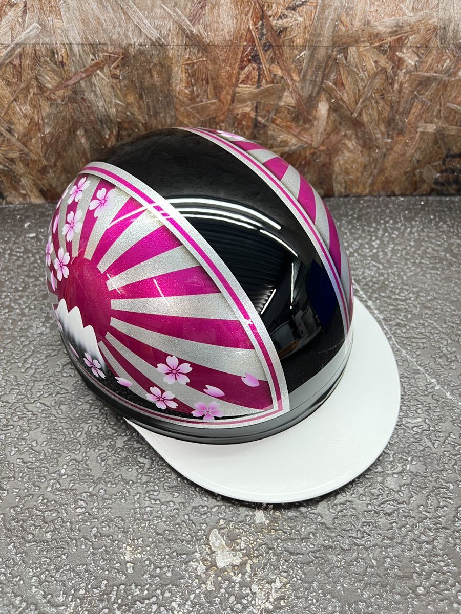新品 送料無料 カスタムコルク半 富士日章 桜吹雪 ピンク ラメ